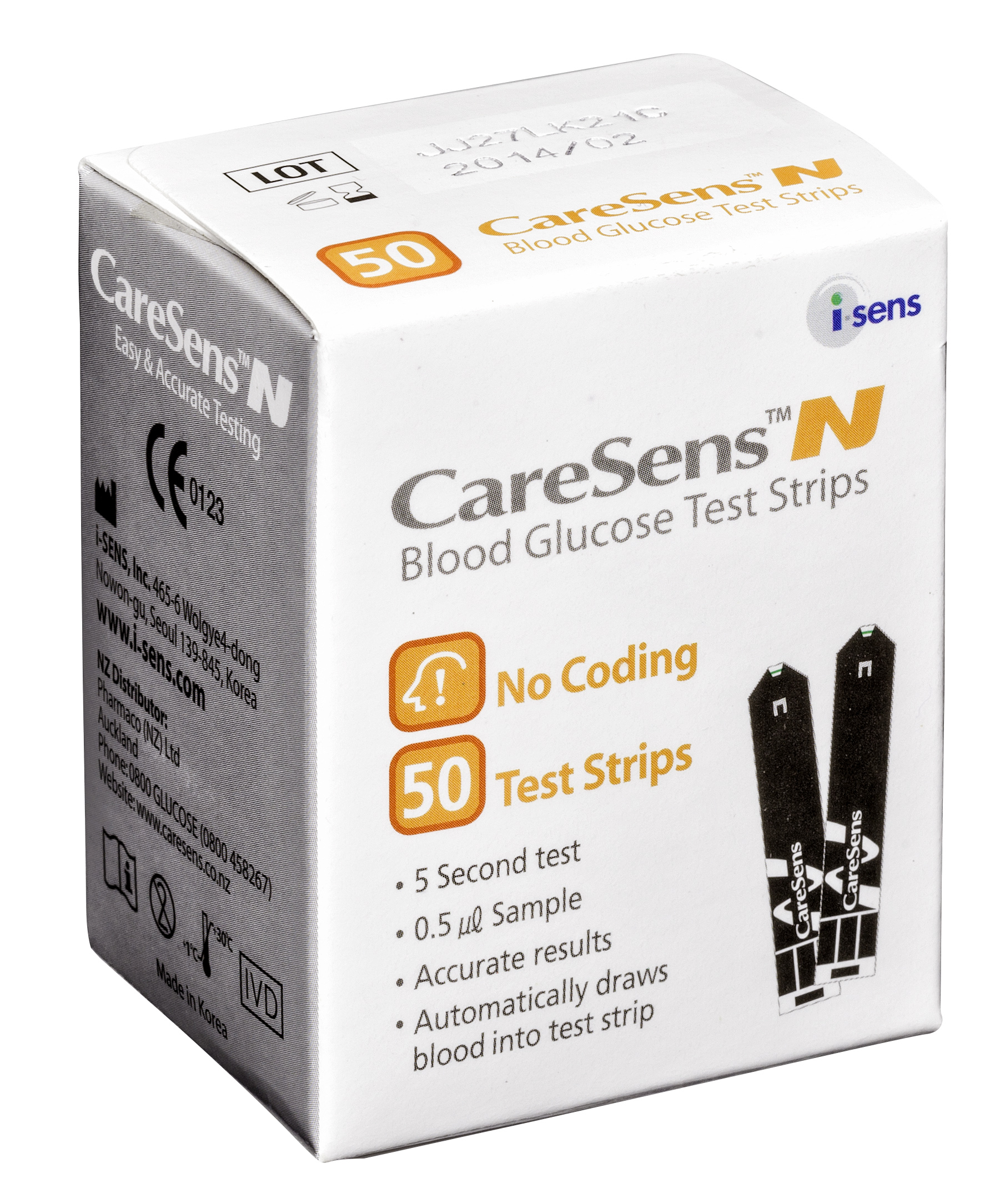 Caresens N Test Strips Box i-SENS